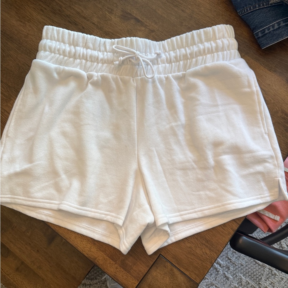 Wild Fable White Shorts Elastic Waistband